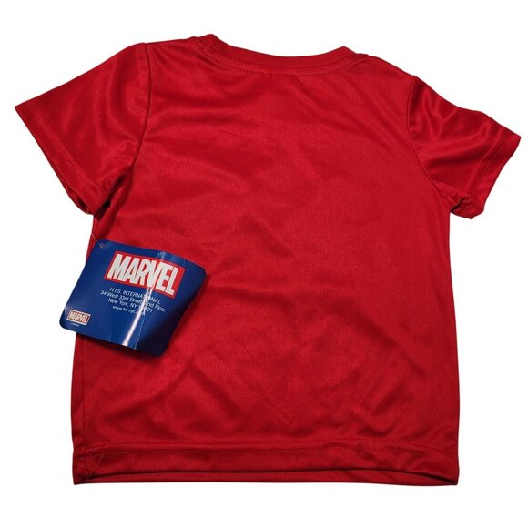 Marvel Spider-Man Toddler T-Shirt Red Short Sleeve Graphic Tee Size 2T - Picture 2 of 7